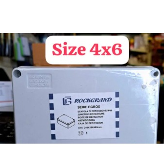 WATERPROOF PVC BOX 4x6 BOX